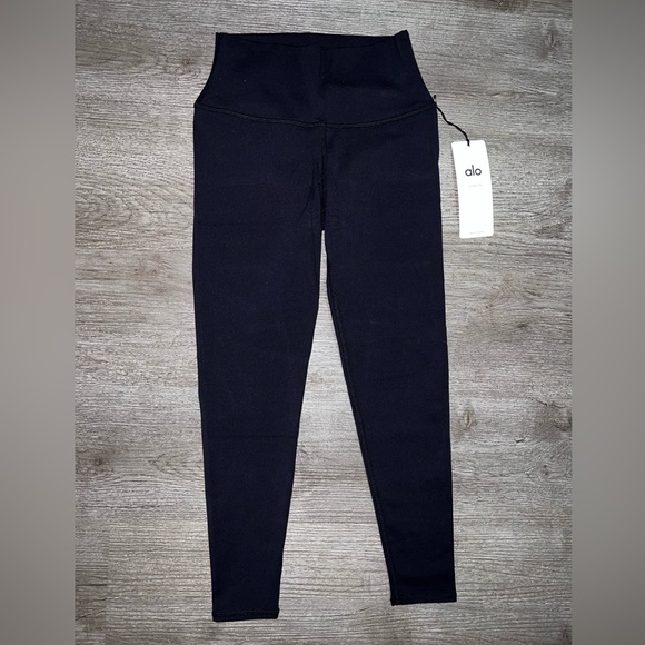 Alo 7/8 High-Waist Airbrush Legging Small Black - Picture 9 of 12